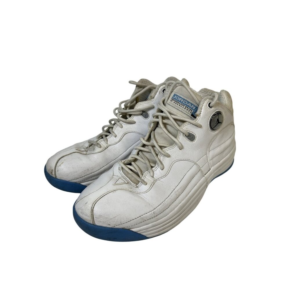 Men’s 10 Rare Nike Air Jordan Team 1 Shoes Vintage University Blue UNC